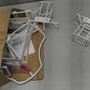 ORLESS Greeting Card Rack Display Stand, 3 Tier Rotating Card Holder Display Retail, 12 Pocket Metal Postcard Holder Display Stand, Greeting Card Holder for Postcards, Brochures, Stickers, Showcase(White)