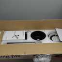 52" Wood Ceiling Fan with Lights Remote Control,Quiet DC Motor 3 Blade Ceiling Fans for Patio Living Room, Bedroom, Office,Indoor Outdoor(Black+Dark Walnut)