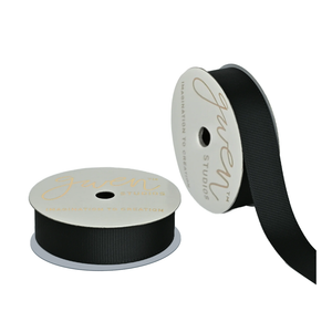 Gwen Studios 7/8" Black Grosgrain Ribbon, 7 Yards ( 6 Pack)