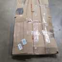 Amazon Basics Portable Folding Soft Dog Crate, Double Door, Collapsible Travel Kennel, Easy to Assemble, Medium, 29.92" x 21.3" x 21.3", Tan