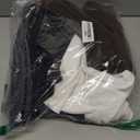 Ficerd 3 Pack Women's Ribbed Thermal Turtleneck Tops Long Sleeve Stretch Shirts Knitted Fitted Lightweight Base Layer (Medium, Black, Brown, White)