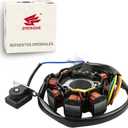 GY6 Stator 8 Coil, Compatible with 125cc 150cc Engines (152QMI 157QMJ) - Fits Chinese Scooters, Mopeds, ATVs, Go Karts, Quads like Taotao, Jonway, Icebear, Baja, Coolster, Lance, SUNL, Vento