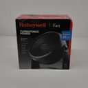 HONEYWELL Turboforce Power Degree Oscillating Tower Fan Light, Bladeless Tower Fan Oscillating USB Desk Fan with Light for Home Bedroom Office (Black)