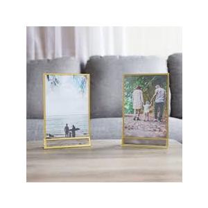 Picture Frames 9-Pack - Floating Frame Set for Table Numbers, Wedding Signs, Photos, or Table Decor by Great Northern Popcorn (Gold)