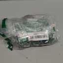 2 Inch Caster Wheels, 1/4 Inch Threaded Stem Swivel Casters with Brake, Quiet Rolling PVC Wheels for Furniture, Small Trolley, Utility Cart and Cabinet (Pack of 4 by AXL)