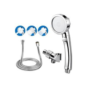High Pressure Handheld Shower Head with ON/OFF Pause Switch 3 Spray Modes Water Saving High Pressure Shower Heads,Detachable Showerhead Set Equipped with Stainless Steel Hose and Brackets (Modern)