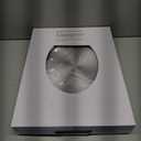 Elongated Toilet Seat Silver Resin Slow Quiet Close with Quick-Release Hinges Easy to Clean Install