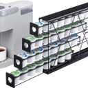 Flagship K Cup Holder for Keurig Pods Coffee Pod Storage 4 Tier K Cup Drawer Organizer for Counter (32 Pods Capacity)
