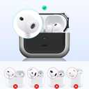 ESR for AirPods Pro 3 Case, Compatible with AirPods Pro Case 3rd Generation (2025), Compatible with MagSafe, Full Drop Protection Cover with Lanyard, Titanium