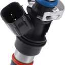 Motoforti Car Fuel Injector Nozzle Replacement, for GMC Sierra 1500 4.3L 4.8L 5.3L 6.0L 6.2L 2007-2009, Plastic, No.12580681, Black