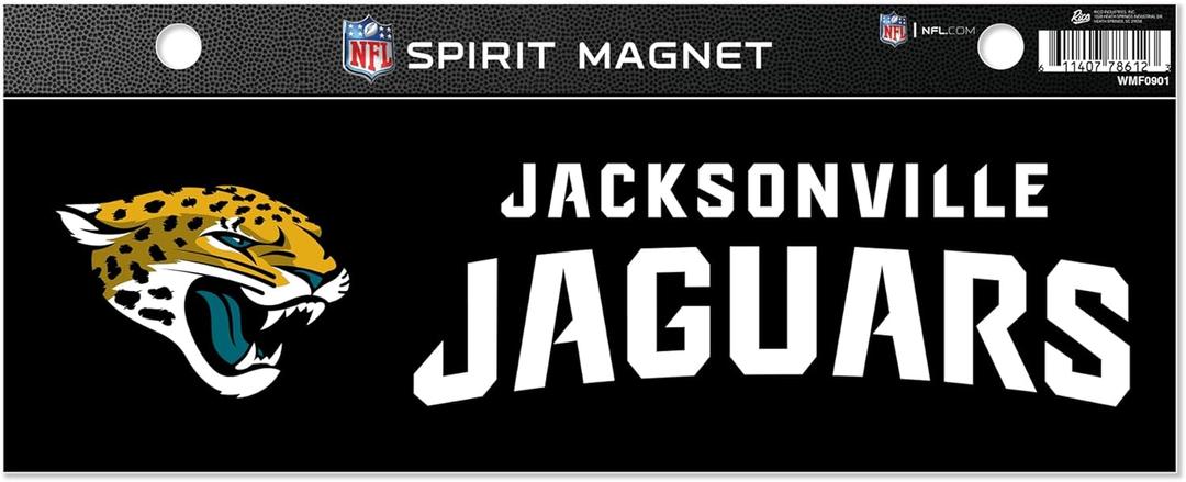Rico Industries NFL Football 4 x 10 Team Spirit Magnet - Car, Home Dcor - Refridgerator, Office, Kitchen
