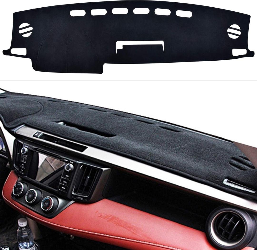 SPEEDWOW Dashboard Dash Board Cover Mat Carpet Compatible with 2013-2018 Toyota RAV4