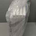 4 Pack Pull Out Cabinet Organizers Expandable (11.6''-17.5''), Plastic Slide Out Drawers for Kitchen, Bathroom, Pantry, Under Sink Storage, Pull Out Drawers Fixed with Adhesive Nano Film (White)