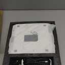 Smart 4K Decoding Projector Compatible with Netflix, 1500 ANSI Projector with WiFi and Bluetooth, Outdoor Movie Projector, Auto Focus, Dolby Sound, Built-in Apps,Portable Home Theater for Phone/PC/PS5 (White)