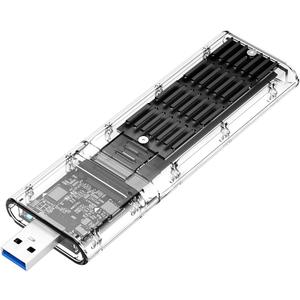 MAIWO M.2 SATA SSD Enclosure, USB3.2 Gen1 Type-A to SATA NGFF Based M.2 Solid State Drive Adapter Reader, Support B Key B+M Key, High-Strength ABS (K1714S)