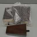 AORYVIC 5 inch Sofa Legs Wood Furniture Legs Pack of 4 Pyramid Couch Legs Mid-Century Modern Brown Replacement Legs (5 inch (4pcs) Standard (With hanger bolt))