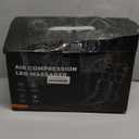 Leg Massager with Heat and Compression, Foot Calf & Thigh Massage for Circulation and Pain Relief, Leg Compression Massager with Handheld Controller 3 Intensities 6 Modes (Yellow & Black)