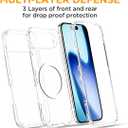 AICase for iPhone Air Case Clear with Magsafe Heavy Duty Drop Protection Full Body Rugged Shockproof/Dust Proof Triple Layer Transparent Military Protective Tough Durable for iPhone Air 6.5"_1