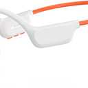 Bone Conduction Headphones, IPX8 Waterproof Swimming Headphones, Open Ear Headphones with MP3 Mode 32GB Memory Up to 12 Hours Playtime, Bluetooth 6.0 Earbuds Secure Fit for Running and Fitness, Orange