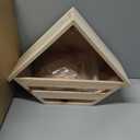 Cedar Dove Nesting Box Mourning Dove Nesting Box Bird Nesting Material Wooden Birdhouse Shelter for Bird Pigeon Nesting Roosting Platform Birdhouse Outdoors Garden Decoration