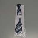 Gymboree boys And Toddler Pre-tied Adjustable Necktie (10-12, Black Stripe)