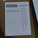 PetSafe Sliding Glass Pet Door - No-Cut DIY Install Doggy Door for Renters - Aluminum Frame - Adjustable Height 91 7/16" to 96" - Ideal for Medium Dogs Up to 40 lb - White