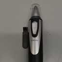 Ear and Nose Hair Trimmer Clipper - 2026 Professional Painless Eyebrow & Facial Hair Trimmer for Men Women,Battery-Operated Trimmer with IPX7 Waterproof,Dual Edge Blades for Easy Cleansing Black