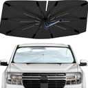 Windshield Sun Shade Umbrella for Ford Maverick 2022-2026, Foldable Sunshade for Car Front Window, 360 Rotation Automotive Interior UV Protection for Outdoor Parking, Keep Car Cool