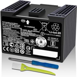 ABL-D2 Battery Replacement for iRobot Roomba j7 i7 i8 i4 i3 e5 e6 Series j7+ j7550 i4 i4+ i8+,for Roomba Combo j5 i5 j7+ j9+Series Base Robots Blade battery for roomba,Roomba Battery 2800mAh