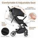 Compact Travel Stroller for Airplane, Lightweight Baby Stroller