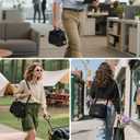 BALEINE Insulated Lunch Bag for Men Women, Leakproof Cooler Bag with Adjustable Shoulder Strap for Work Picnic, Lunch Box for Women Men (Small, Black)