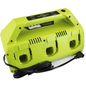 2026 Upgraded 6-Port Fast Charger Replacement Ryobi 18V 6-Port ONE+ Super Battery Charger P135 Station for Ryobi ONE+ 18V Battery