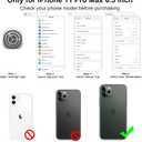 ZHK 360 Rotatable Ring for iPhone 11 Pro Max Case Magnetic, [Military Grade Drop Proof] [Translucent Frosted Back Panel] Slim Non-Slip Matte Phone Case for iPhone 11 Pro Max 6.5'', Light Purple