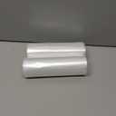 Baderke 40 Pcs Shredder Bags 15 Gallon Paper Shred Waste Bags 26'' x 30'' White Clear Trash Can Liners for Small Shredders