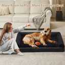 BFPETHOME Dog Beds for Large Dogs, Orthopedic Dog Bed for Medium Large Dogs,Big Waterproof Couch Dog Pet Bed with Removable Washable Cover