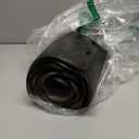 Upgrade Scalloped Embossed Kitchen Mats for Floor 2PCS Cushioned Anti Fatigue Waterproof Foam Kitchen Rugs Non Slip Washable Comfort Standing Mat for Office Sink Laundry, Black (17.3"x30"+17.3"x47")