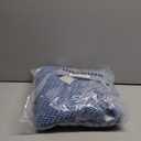 DII Industrial Tonal Textured Woven Throw 50x60, French Blue