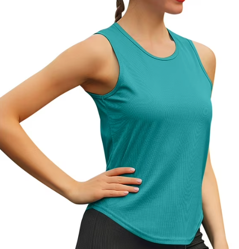 Womens Workout Tank Tops Lightweight Sleeveless Shirts for Women Loose Fit Tops for Athletic Running Tennis Yoga M