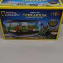 National Geographic Light Up Terrarium Kit for Kids - Build a Dinosaur Habitat with Real Plants & Gemstones, Science Kit, Dinosaur Toys for Kids 