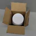 4 inch Self Watering Pots for Indoor Outdoor Plants, 6 Pack Plastic Flower Planters with Drainage Holes and Removable Saucers, Plant Pots with Wicking Rope, Modern Decor, White