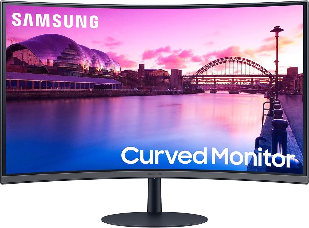 Samsung 27-Inch S39C Series FHD Curved Gaming Monitor, 75Hz, AMD FreeSync