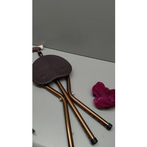 Heavy Duty Folding Cane with Seat Upgraded Tripod Design Walking Stick for Seniors Adjustable Height (32"-36") & Seat (18"-22") Portable Chair Cane for Travel Shopping Outdoor Supports up to 400 LBS
