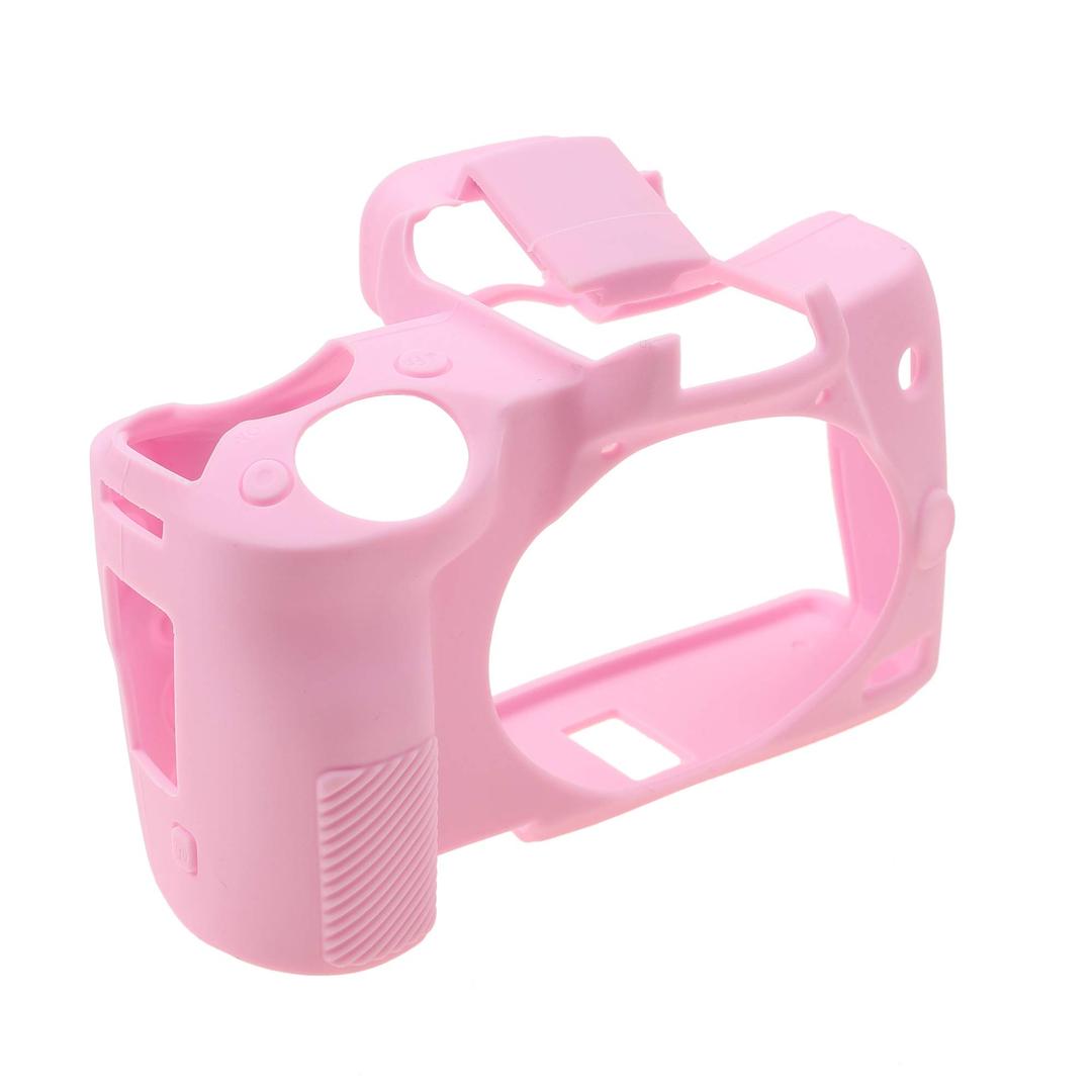 M50 Silicone Cover, TUYUNG Rubber Silicone Camera Case Cover Skin for Canon EOS M50 Digital Camera, Pink