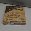 Chicken Shredder Large Chicken Breast Shredder Tool Twist with Brush&Fork, Visible Meat Shredder Machine, Strong Anti-Slip Strip, Ergonomic Handle, BPA Free, Suitable for Pork Beef Chicken (Black)