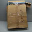 jinchan Area Rug 8x10 Washable Rug Vintage Floral Indoor Soft Retro Distressed Navy Brown Multi Carpet Elegant Print Country Boho Non Slip Kitchen Living Room Bedroom Dining Room