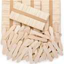Nuogo 1500 Pcs Wooden Ice Cream Sample Spoons Bulk Disposable Honey Gelato Tasting Sticks Cutlery Mini Wood Chocolate Hot Cocoa Essential Small Wedding Dessert Spoon for Eating Sampling Craft 3 Inches
