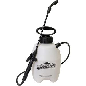 Spectracide 16412 1 Gallon Multi-Purpose Lawn & Garden Poly Tank Sprayer, Made in The USA, Adjustable Cone Nozzle, 1-Pack, Translucent White