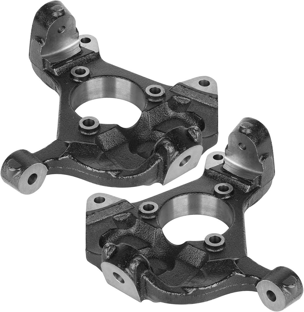 Front Left & Right Side Steering Knuckle for 2007-2014 Cadillac Escalade ESV & Silverado Suburban Sierra 1500 & Tahoe Yukon XL, 2007-2013 EXT & Chevy Avalanche, 698-070 698-071