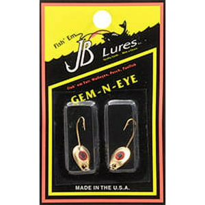JB Lures Gem N Eye #6 Gold 2Pcs x 3pack