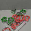 JOYIN 13 PCS Christmas Cookie Cutters in Stainless Steel with 3.5 plus Grip and a Rolling Pin for Xmas Holiday Party Baking Supplies, Snowflake, Gingerbread Cookies Mold and Baking Gift